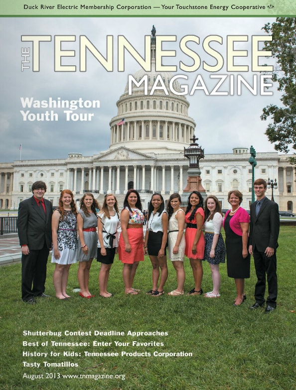 Tennessee Magazine cover for August 2013