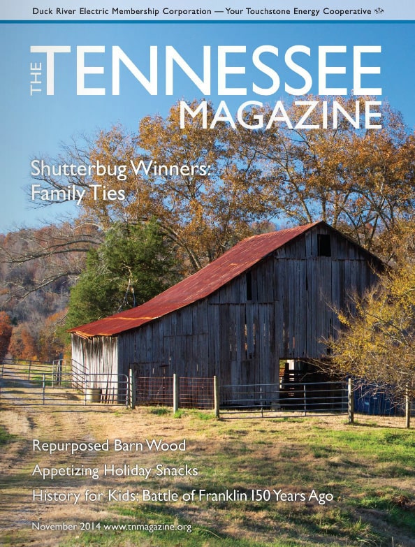 Tennessee Magazine cover for November 2014