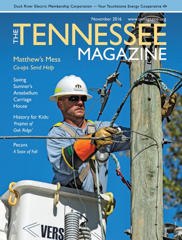 Tennessee Magazine cover for November 2016