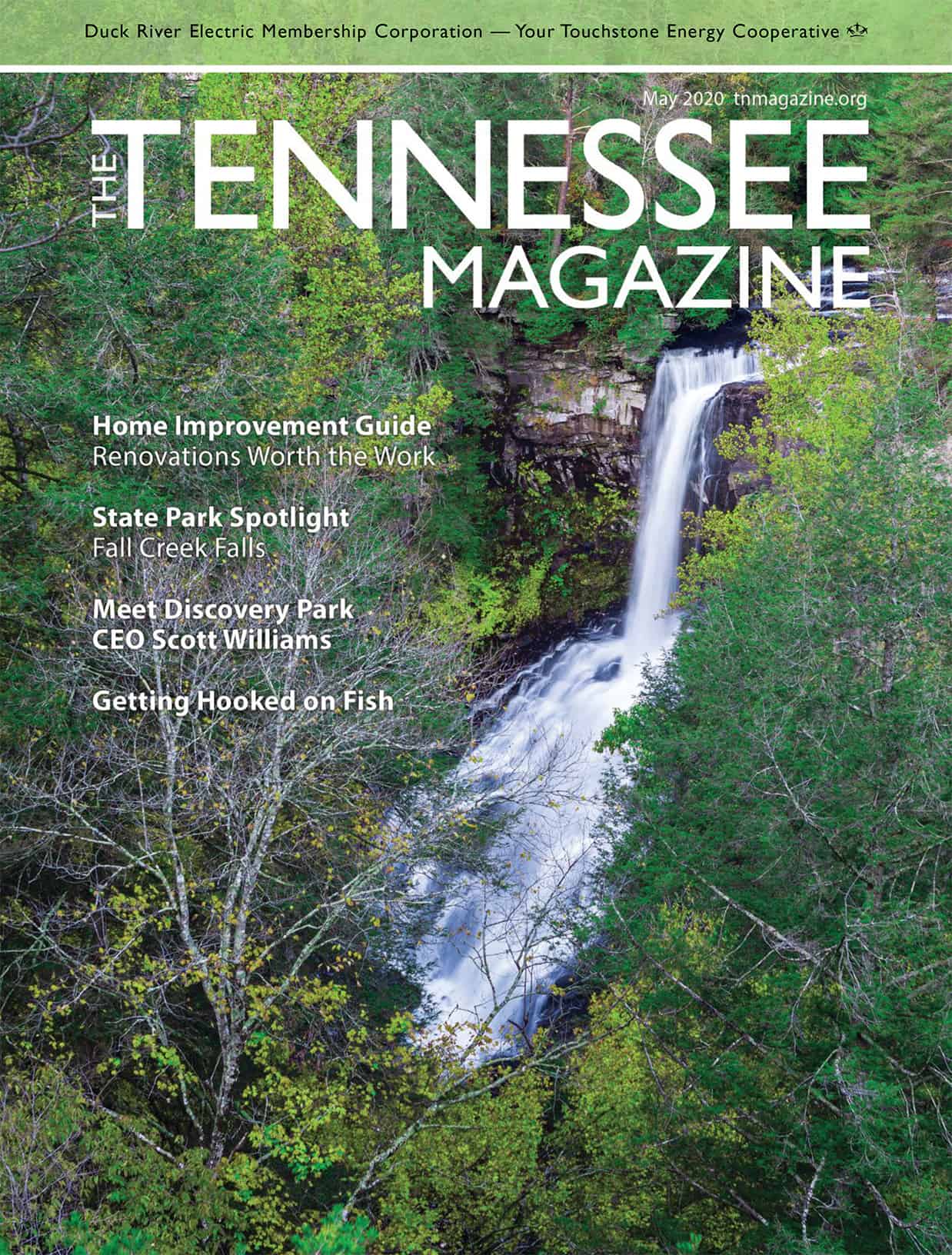 Portada de la revista Tennessee de mayo de 2020