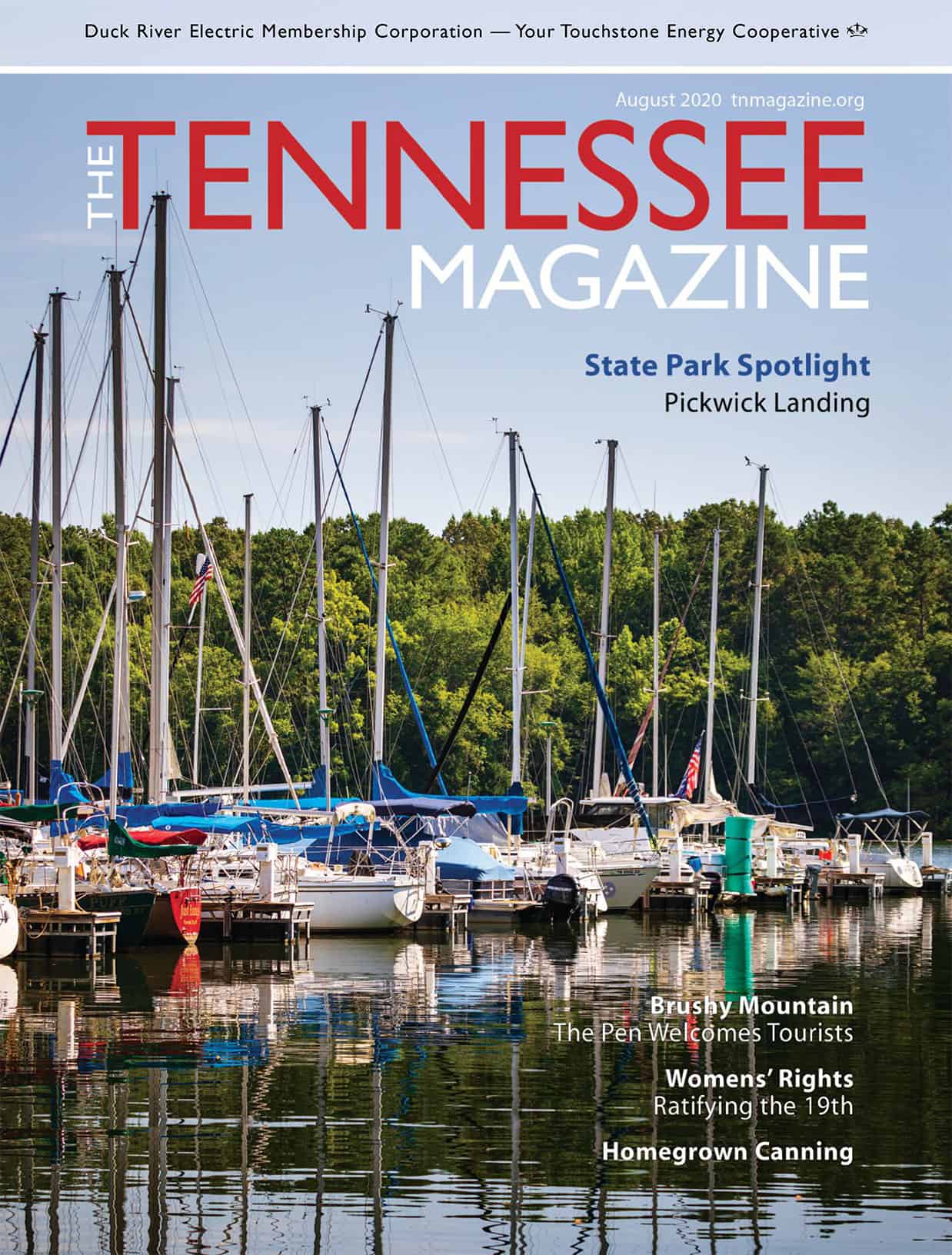 Portada de la revista Tennessee de agosto de 2020