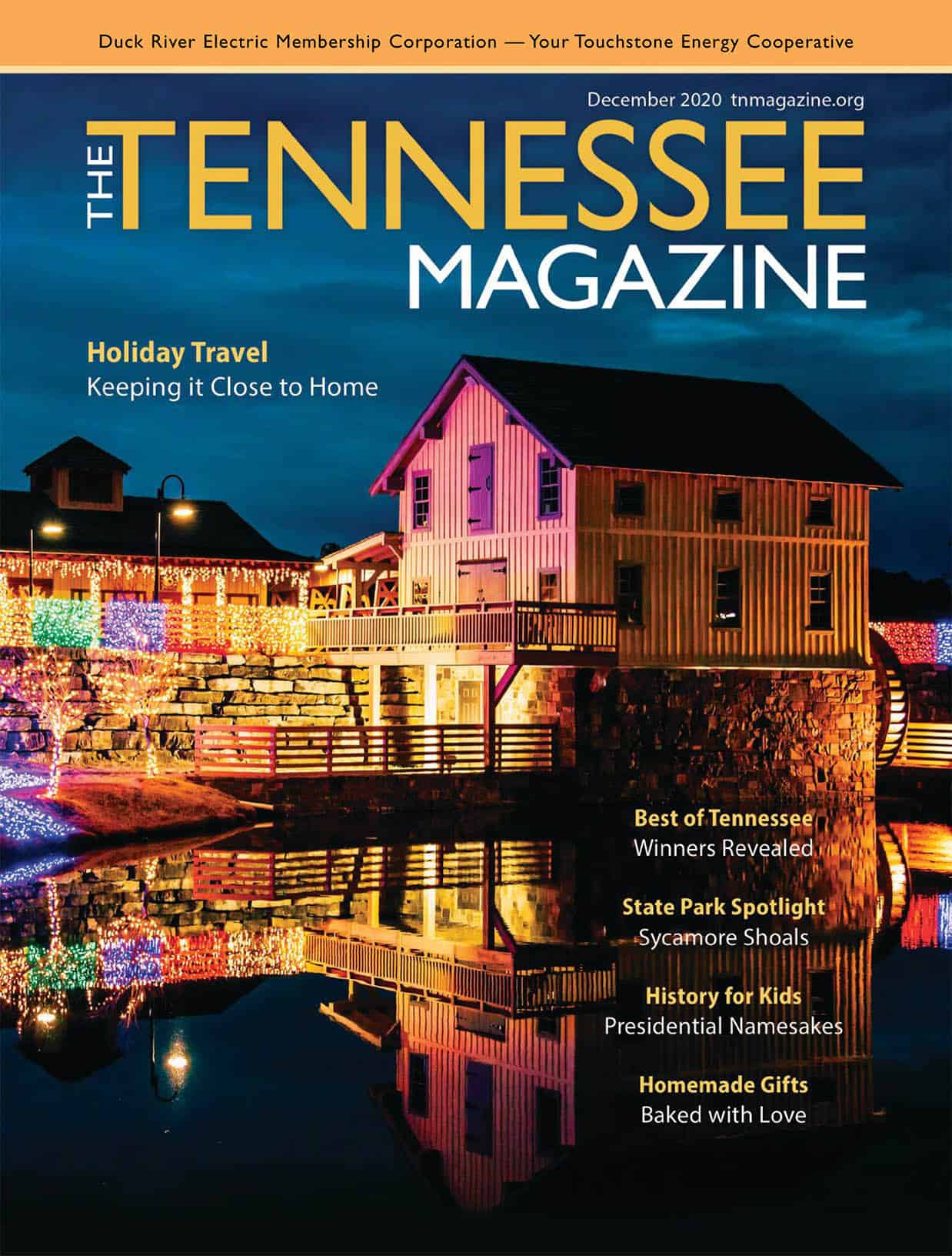 Tennesee Magazine December 2020 Cover