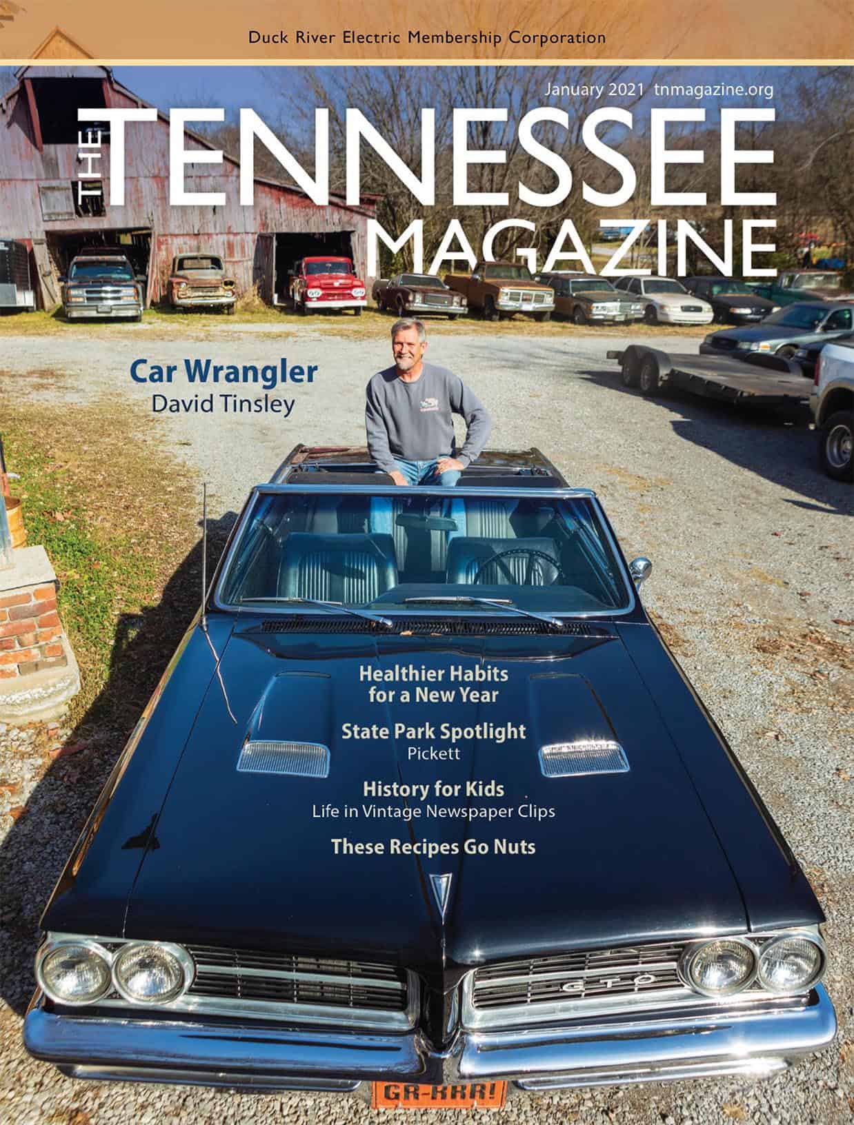 Portada de la revista Tennessee de enero de 2021