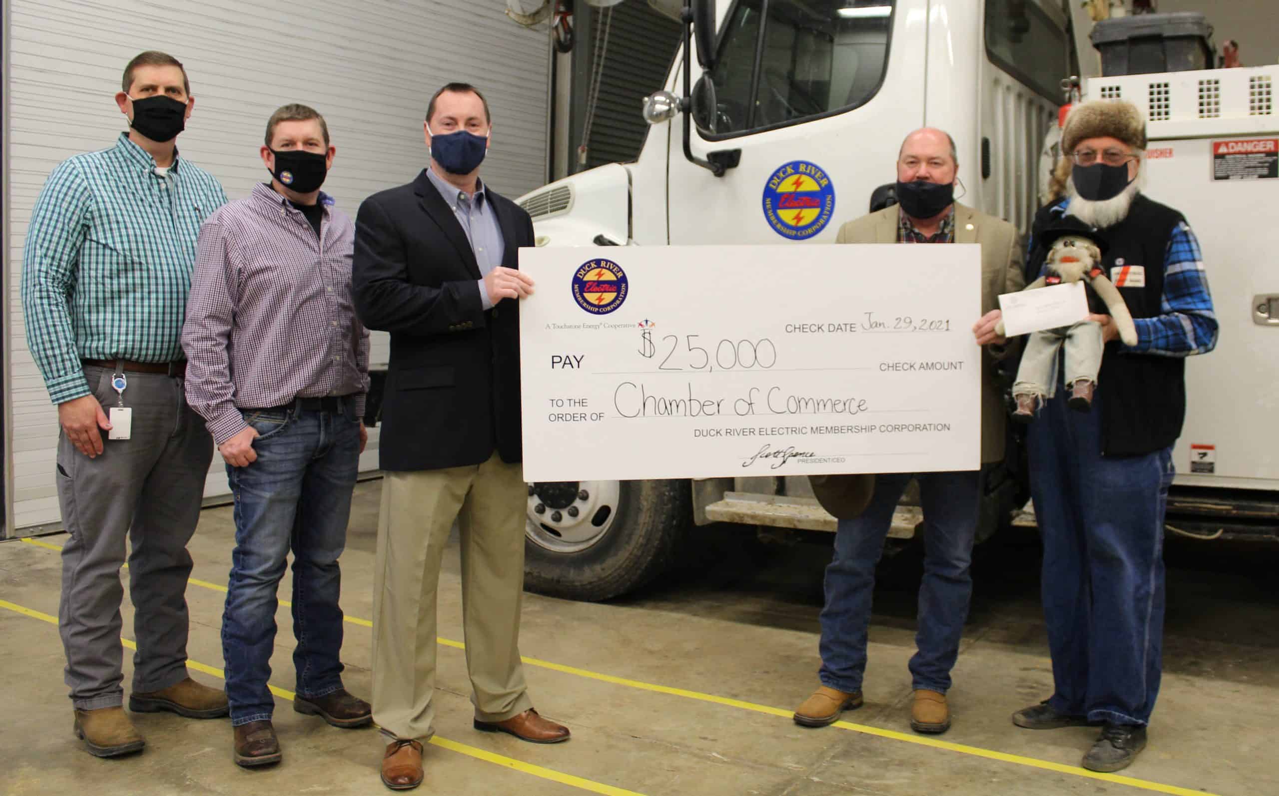 Moore Co COC check presentation