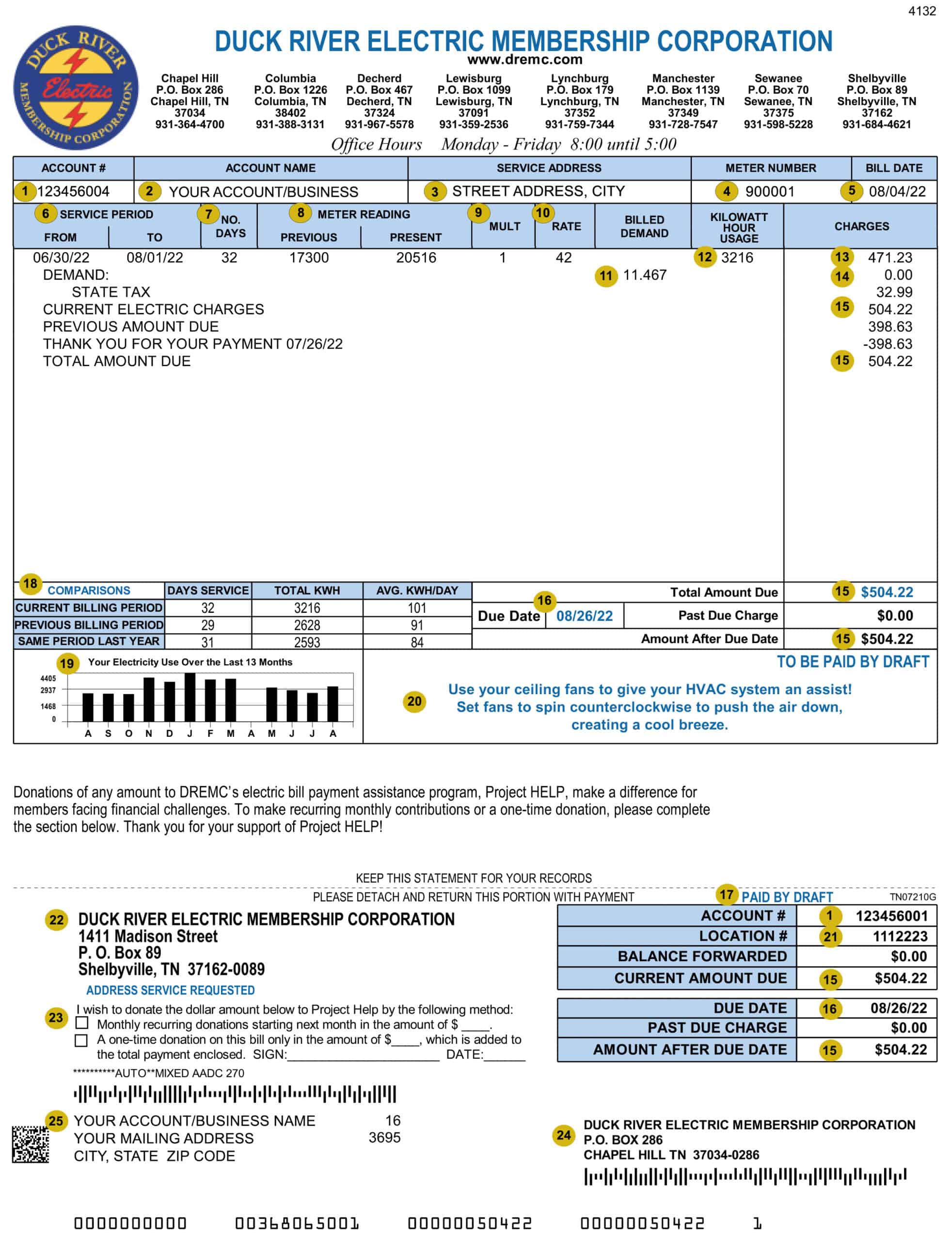 Commercial Bill Sample