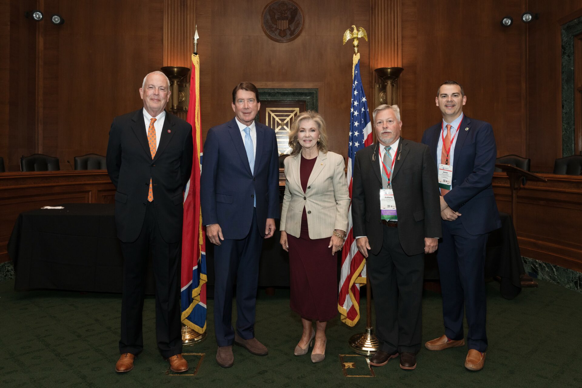 DREMC leaders with Rep. Andy Ogles and Sen. Marsha Blackburn