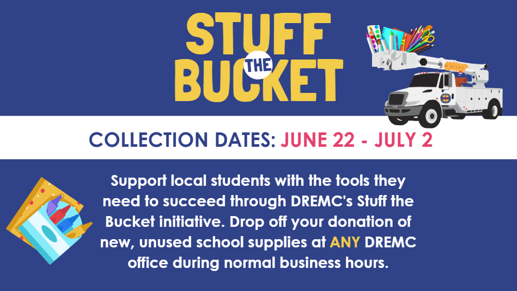 DREMC_Stuff the Bucket School Supply Drive 6-2026